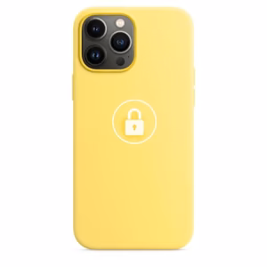 Dėklas "Silicone Case" skirtas iPhone 13 Mini / Lemon Zest / su įpakavimu