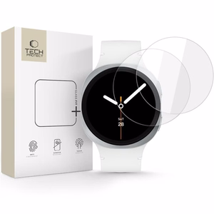 Tech-Protect Glass Fit+ закалённое стекло 2 шт. для Samsung Galaxy Watch 8 40mm - прозрачное