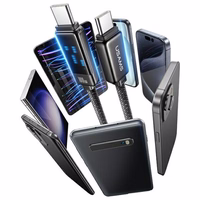 USAMS Laidas USB-C į USB-C 100W 1.2m Zinc Alloy Fast Charging Data Cable Meteor Series SJ744USB02 (US-SJ744)