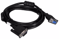 Lanberg CA-VGAC-10CC-0018-B+ VGA kabelis 1,8 m VGA (D-Sub) Juoda