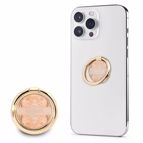 GUESS žiedinis stovas GURSHHFLG auksinis-baltas