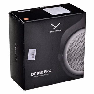 Beyerdynamic DT 880 PRO – studijinės ausinės, pusiau atviro tipo, juodos / sidabro spalvos (490970)