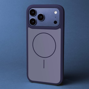 Frame Thin Mag dėklas for iPhone 17 Pro 6,3" tamsiai mėlynas