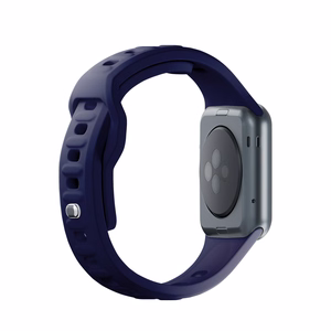 42/44/45/46/49 mm Ocean Blue (big) - 3mk Silicone Watch Strap for Apple