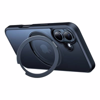 Torras Ostand Pro dėklas telefonui iPhone 16 (Juodas)