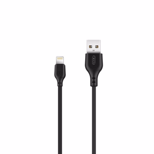 XO laidas NB103 USB - Lightning 2,0 m 2,1A, juodas