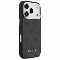 Guess 4G Classic Logo Magnetinis dėklas telefonui iPhone 17 Pro - juodas