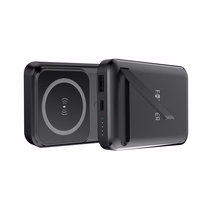 "Forever" belaidis maitinimo bankas MATB-100 PD QC 22,5W 10000 mAh magnetinis juodas