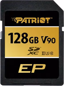 Patriot EP V90 SDXC atminties kortelė 128 GB UHS-II U3