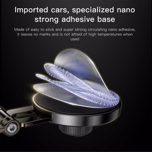 Magnetic car phone holder Forcell F-Grip IronSecure windshield / dashboard black