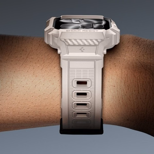 SPIGEN RUGGED ARMOR dėklas ”PRO” V2 APPLE WATCH 10 / 11 (46 MM) DUNE BEIGE