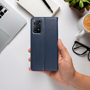 SMART MAGNETO knygos tipo dėklas telefonui REALME NOTE 60, tamsiai mėlynas