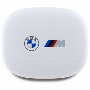 Наушники BMW Bluetooth BMBEMIATP20LOH TWS + зарядная станция белые Printed Logos