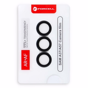 Kameros stiklas skirtas Samsung A57 Forcell Premium juodas