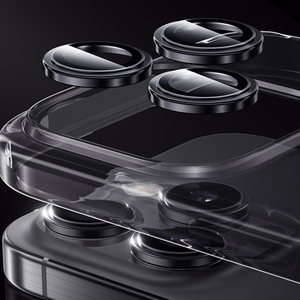 Benks Grūdintas stiklas Glass Warrior metalinis objektyvo apsauginis stiklas kamerai Iphone 17 (lęšio 2 vnt.) juodas