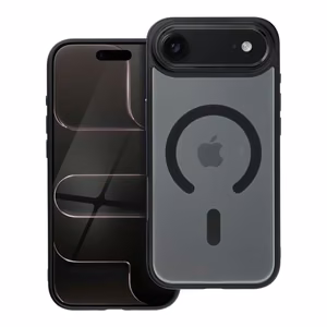 Dėklas Matte Mag Cover (MagSafe), skirtas iPhone 17 Air, juodas