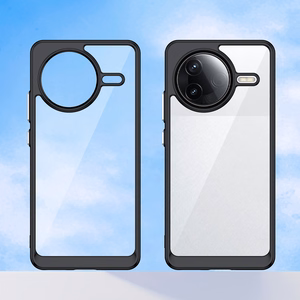 Kosminis dėklas su gelio rėmu, skirtas Xiaomi Poco F7 Ultra - juodas