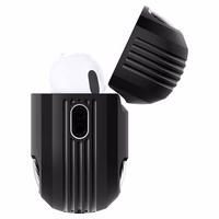 Spigen Rugged Armor dėklas Apple AirPods Pro 1 / 2 - matinė juoda