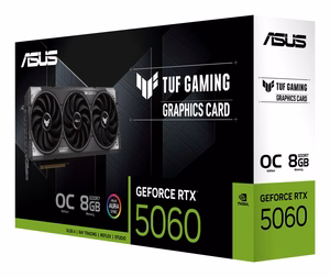 ASUS TUF Gaming TUF-RTX5060-O8G-GAMING NVIDIA GeForce RTX 5060 8 GB GDDR7 Vaizdo plokštė