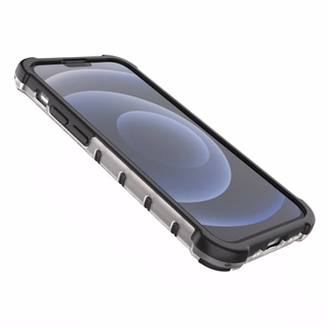 Honeycomb Case šarvu dangtelis su TPU buferiu iPhone 13 mini juodas