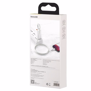 Baseus CATLGD-02 „Lightning“ kabelis 1 m Balta