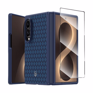 Benks Magnetic Armor Grid Pro Grand Combo dėklas Samsung Galaxy Z Fold 8, mėlynas (C.K.FL.SA.BE.C060)