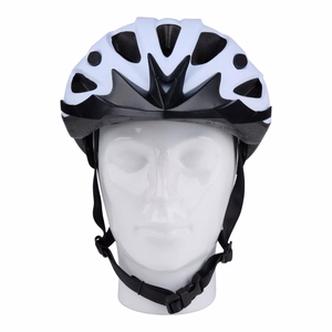 Dunlop reguliuojamas MTB dviračio šalmas, L dydžio, 58–61 cm, baltas ir juodas