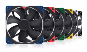 Noctua NF-A14 PWM chromax.black.swap kompiuterio korpuso ventiliatorius 14 cm