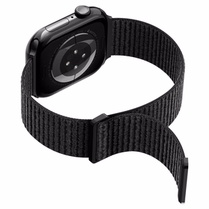 Spigen WBF01 dirželis, skirtas Apple Watch 44 / 45 / 46 / 49 mm, juodas