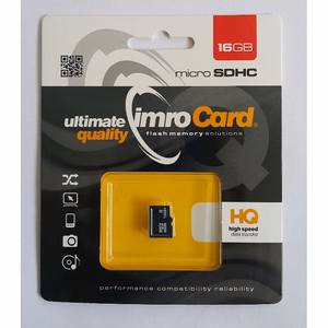 Imro atminties kortelė 16GB microSDHC cl. 6