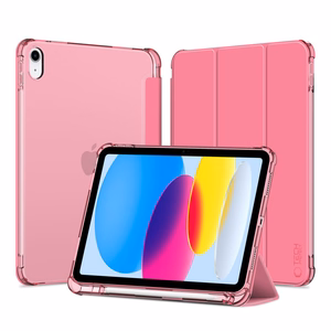 Tech-Protect SC Pen Hybrid dėklas iPad 10 / 2022 - rožinis - permatomas