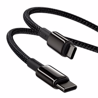 Baseus kabelis Tungsten PD USB-C - USB-C 1,0 m juodas