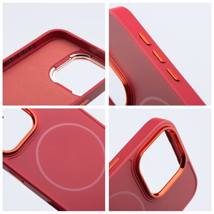 FRAME MAG COVER magnetinis dėklas telefonui, suderinamas su MagSafe, skirtas IPHONE 15 PRO, purpurinės spalvos