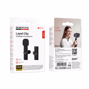 Borofone Lavalier wireless microphone BFK16 Winner Lightning black