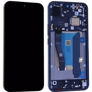 Originalus juodas Xiaomi 17T Pro 5G ekrano modulis su jutikliniu stiklu ir rėmeliu (serviso pakuotė)