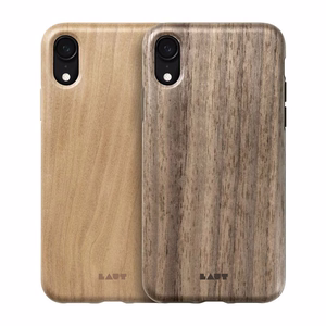 Laut PINNACLE dėklas, skirtas iPhone XR, su natūralia vyšnios mediena