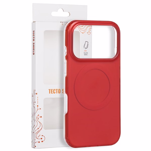 Tecto Shield Mistiq Mag dėklas, skirtas iPhone 17 Pro 6,3" / 18 Pro 6,3", raudonas
