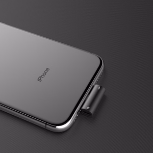 Adapteris Baseus L46 juodas (įėjimas Lightning / išėjimas 2x Lightning)