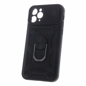 TFO Defender Slide smūgiams atsparus dėklas su slankiojančia kameros apsauga, skirtas Realme 16 Pro+ 5G – juodas
