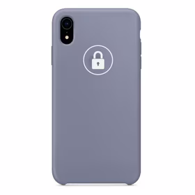 Dėklas "Silicone Case" skirtas iPhone XR / Levander Gray / su įpakavimu