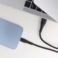 FORCELL F-ENERGY C343 kabelis USB A į Lightning 2,4A 12W Silicone 1 m juodas