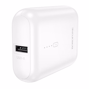Borofone Išorinė baterija 5000mAh BJ81 Stabilumas - USB - balta