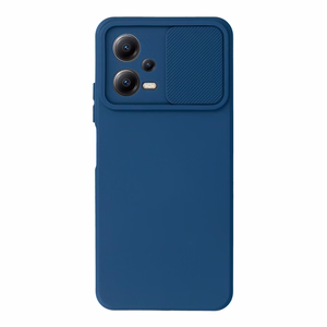 Camshield Soft dėklas telefonui Xiaomi Redmi Note 12 5G/Poco X5 (m) - tamsiai mėlynas