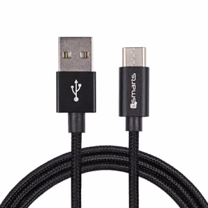 USB-A į USB-C laidas RapidCord 2A, 2 m, juodas
