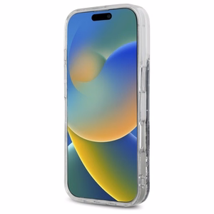 DKNY DKHCP16XLBNAEK iPhone 16 Pro Max 6.9" juodas/juodas kietas dėklas su skystu blizgučiu arkos logotipu