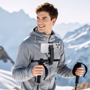 Neck universal phone holder Hoco K30 black gray