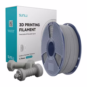 Pilkas „Sunlu ABS High-Speed“ filamentas 3D spausdintuvams
