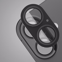 Etteri full camera lens guard for iPhone 17 juodas