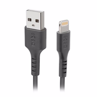 SBS TECABLEUSBIP589K USB-A - Lightning kabelis 1 m MFi sertifikuotas - juodas