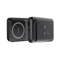 "Forever" belaidis maitinimo bankas MATB-100 PD QC 22,5W 10000 mAh magnetinis juodas